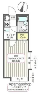 アネックスⅢB【2階】の間取り
