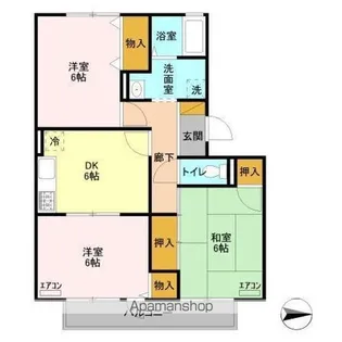 フレマリール鎌ヶ谷 C【2階】の間取り