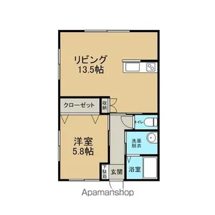 グランシャリヨ・E【1階】の間取り