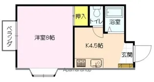 ダイヤモンドパレス【1階】の間取り