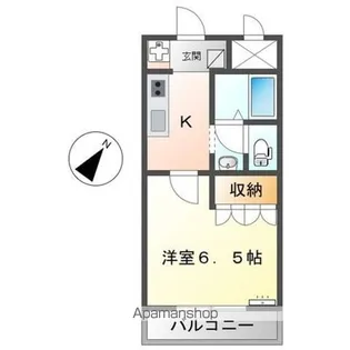 グランドキャッスルN【1階】の間取り