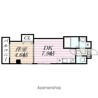 テリアズ港町【4階】の間取り