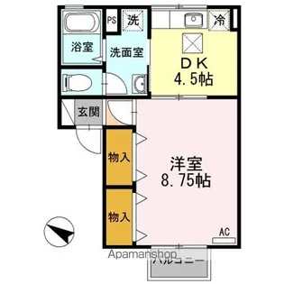 セジュール寿【1階】の間取り