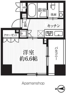 HF千駄木レジデンス【6階】の間取り