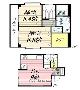 TKSプラザ福生【1階】の間取り
