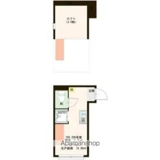 シャルムメゾン 阿佐谷【206号室号室】の間取り