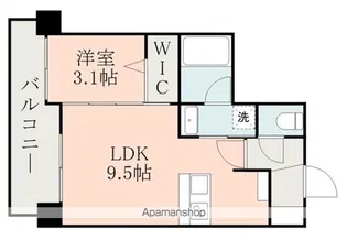 ラ・シック熊本駅南【7階】の間取り