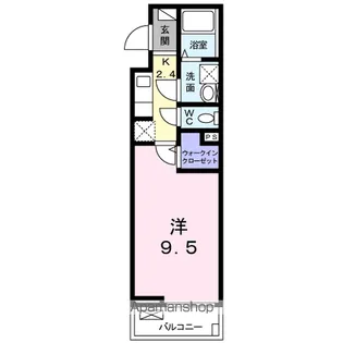 ホワイトルーム元魚町【3階】の間取り