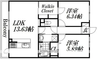 DUNE【2階】の間取り