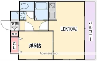 M’PLAZA香里壱番館【3階】の間取り