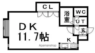 文京台レジデンスⅡ【107号室】の間取り