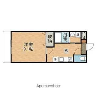 カーネリアン本町【203号室】の間取り