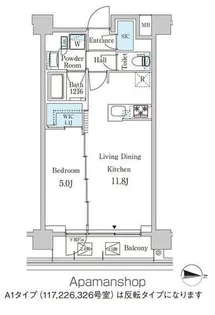 ジオエント中野弥生町【1階】の間取り