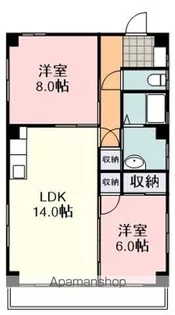 メゾン桂【302号室】の間取り