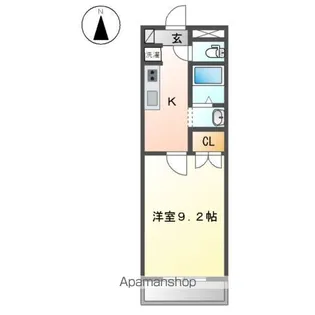 バウハウス弥生143【103号室】の間取り