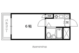 辻本マンション【403号室】の間取り