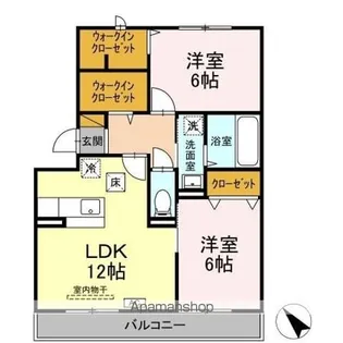 イリアンソス Ⅰ【1階】の間取り