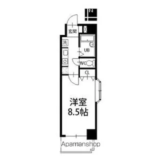 ウェステリア西大須【11階】の間取り