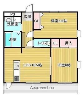 コーナス木太S【1階】の間取り