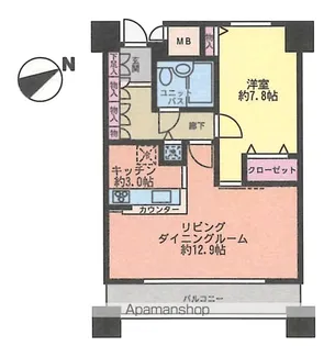 LOOPーM【2階】の間取り