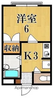 ド・リーデル【2階】の間取り