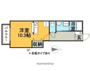 メゾンパレェ【1階】の間取り