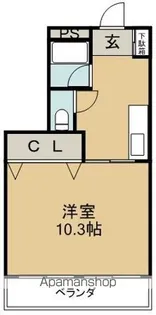 カリーノパラッツォ【2階】の間取り