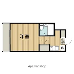 グエル元橋本【4階】の間取り