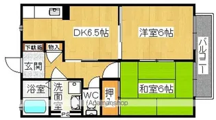 メゾンボナール【2階】の間取り