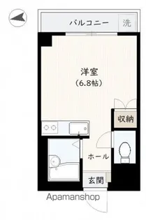 ラヴォール国泰寺【2階】の間取り