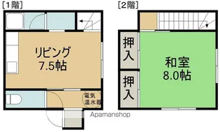 サンハウス東山【1号室】の間取り