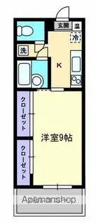 エステート石田A【2階】の間取り