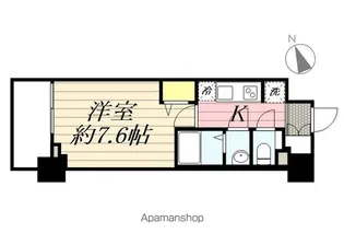 プレサンスブルーム浅草NORTH【2階】の間取り