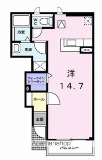 プラティークレーブⅣ【1階】の間取り