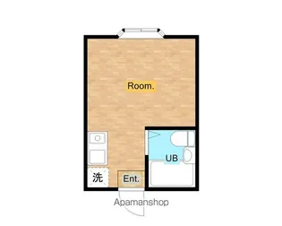 ハナブサワンハイム【102号室】の間取り