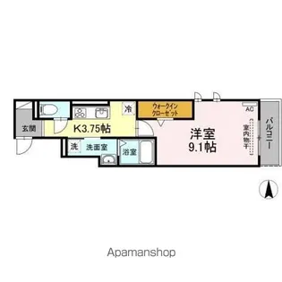 ライム ライト 岐阜【2階】の間取り