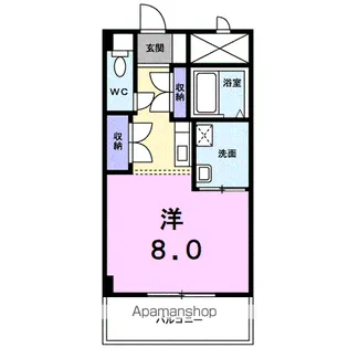 明山【3階】の間取り