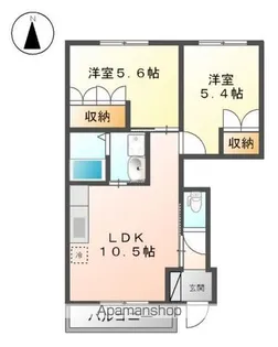 ヴィクトワール フィス【1階】の間取り