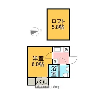 ヒロアーカ新守山【2階】の間取り