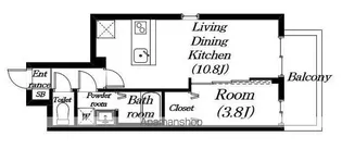 FAVOR COURT南草津【401号室】の間取り
