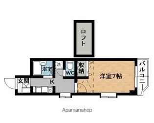 サザンウインドー【3階】の間取り