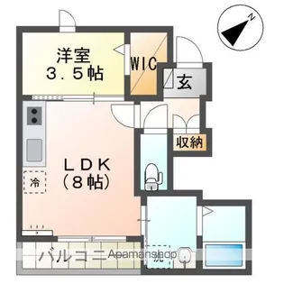 LINA【1階】の間取り