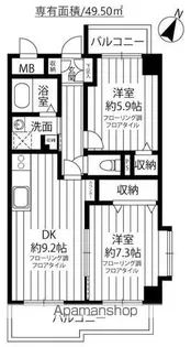 GRAND鷺沼【3階】の間取り