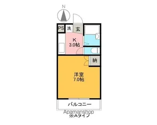 AXIS BLAZE【3階】の間取り