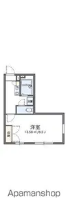 レオパレスAMOUR【1階】の間取り