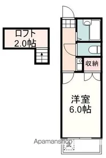 コンシェール川合【204号室】の間取り