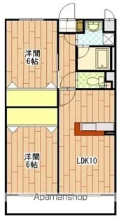 シーシェル馬舟【1階】の間取り