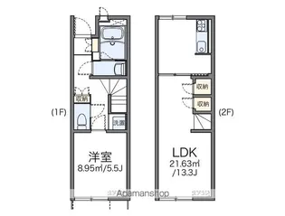 レオネクストララ せいゆう【102号室】の間取り