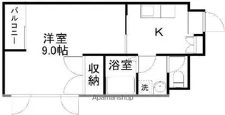 シャンティ大江【5階】の間取り