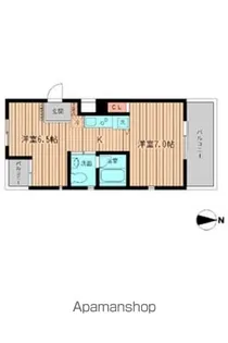 NERV西早稲田【3階】の間取り